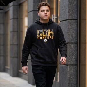 NWT Fanatics Black Gold Overwatch League CDH Hunters Hoodie ESports - Size L